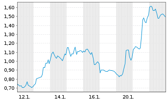 Chart Mini Future Long Intel - 1 Monat
