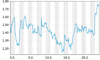 Chart Mini Future Short BMW - 1 Monat
