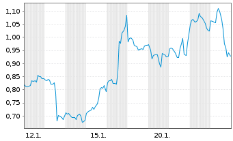 Chart Mini Future Long Super Micro Computer - 1 Monat