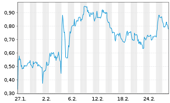 Chart Mini Future Long Hexatronic Group - 1 Monat