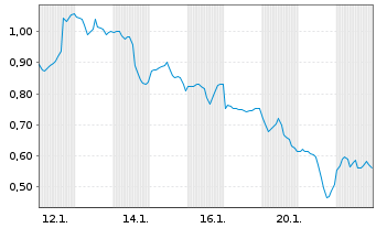 Chart Mini Future Long Oracle - 1 Monat