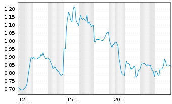 Chart Mini Future Long Taiwan Semiconductor - 1 Monat