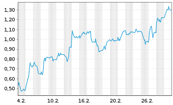 Chart Mini Future Short Delivery Hero - 1 Month