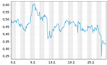 Chart Mini Future Long Bilfinger - 1 Monat