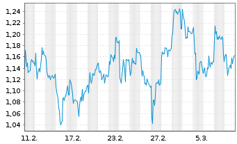 Chart Mini Future Short S&T - 1 Monat