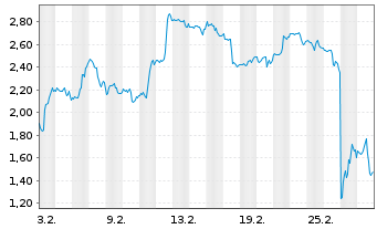 Chart Mini Future Short Block - 1 Monat