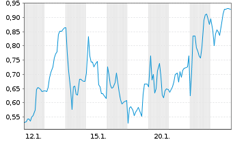 Chart Mini Future Long Salzgitter - 1 Monat