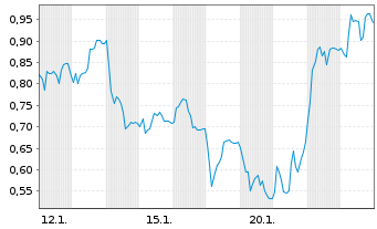 Chart Mini Future Long secunet - 1 Monat
