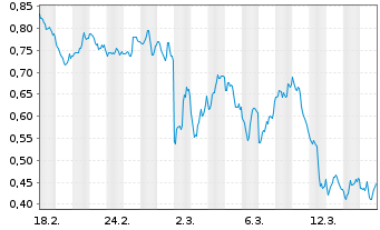 Chart Mini Future Short Chevron - 1 Monat