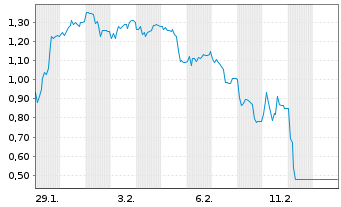 Chart Mini Future Short Kion Group - 1 Monat