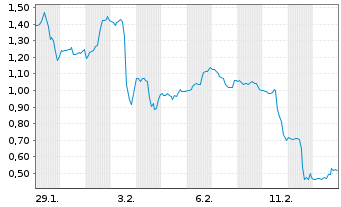 Chart Mini Future Long IBM - 1 Monat