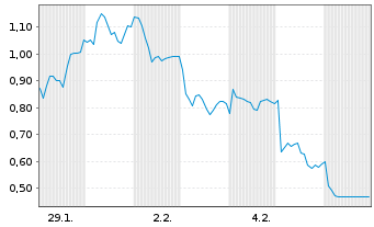 Chart Mini Future Short Salzgitter - 1 Monat
