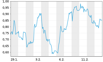 Chart Mini Future Long 2G Energy - 1 Monat