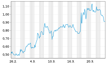 Chart Mini Future Short Formycon - 1 Monat