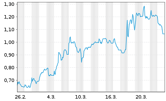 Chart Mini Future Short Formycon - 1 Monat