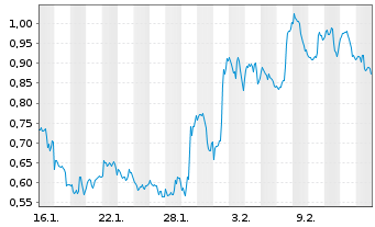 Chart Mini Future Long Carnival - 1 Month
