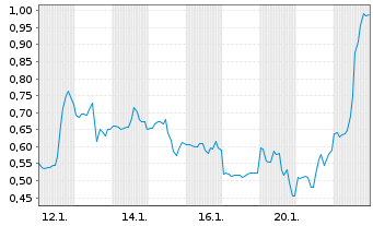 Chart Mini Future Long Enphase Energy - 1 Monat