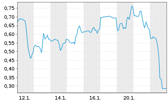 Chart Mini Future Short Enphase Energy - 1 Monat