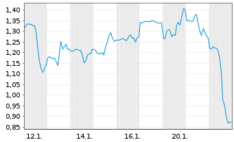 Chart Mini Future Short Enphase Energy - 1 Monat