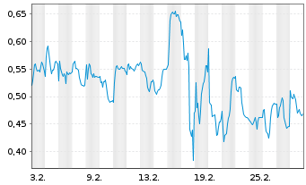 Chart Mini Future Short BICO Group - 1 Monat