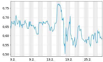 Chart Mini Future Short BICO Group - 1 Monat