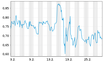 Chart Mini Future Short BICO Group - 1 Monat