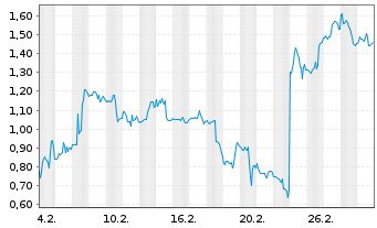 Chart Mini Future Short First Solar - 1 Monat