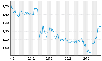 Chart Mini Future Short Fielmann - 1 Monat