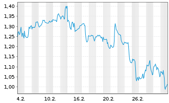 Chart Mini Future Short Airbnb - 1 Monat
