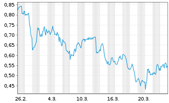 Chart Mini Future Long Apple - 1 Monat
