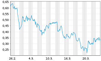 Chart Mini Future Long Apple - 1 Monat