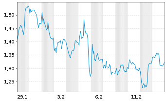 Chart Mini Future Short Bayer - 1 Monat
