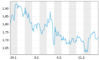 Chart Mini Future Short Bayer - 1 Monat