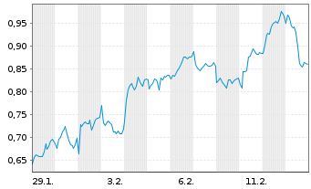 Chart Mini Future Long Muenchener Rueck - 1 Monat