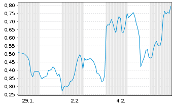 Chart Mini Future Long Super Micro Computer - 1 Monat