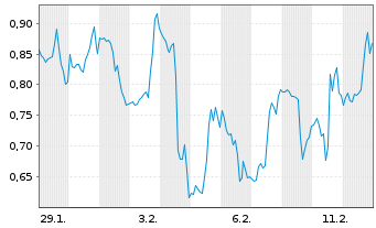 Chart Mini Future Short Nike - 1 Month
