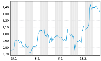 Chart Mini Future Short Netflix - 1 Month