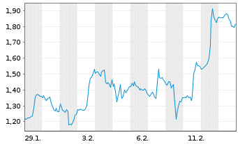 Chart Mini Future Short Netflix - 1 Monat