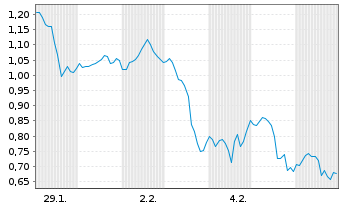 Chart Mini Future Long Salesforce.com - 1 Monat