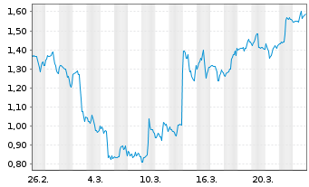 Chart Mini Future Short Adobe - 1 Monat