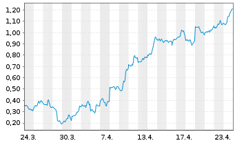 Chart Mini Future Long Amazon - 1 Monat