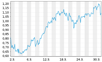 Chart Mini Future Long Shell - 1 Monat