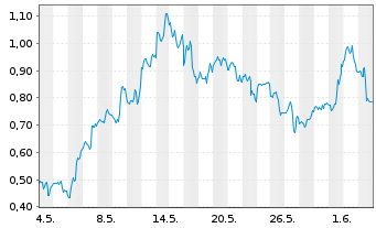 Chart Mini Future Long NVIDIA - 1 Monat