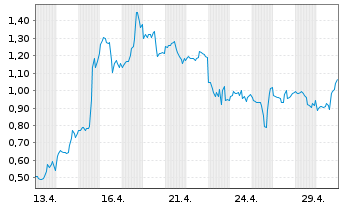 Chart Mini Future Long Tesla - 1 Monat