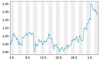 Chart Mini Future Short Bayer - 1 Monat