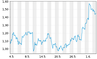 Chart Mini Future Short Bayer - 1 Monat