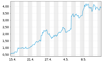 Chart Mini Future Long AMD - 1 Month