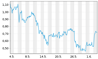 Chart Mini Future Long RWE - 1 Monat