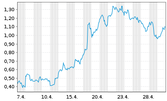 Chart Mini Future Long Microstrategy - 1 Monat