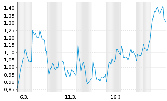 Chart Mini Future Short BMW - 1 Monat